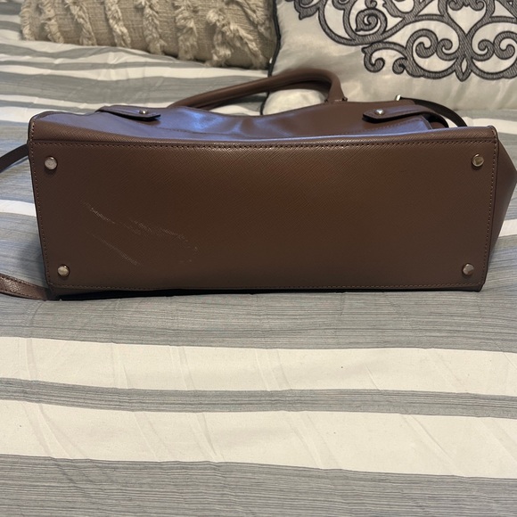 Kate Spade Tan Leather Messenger Bag - Picture 2 of 3